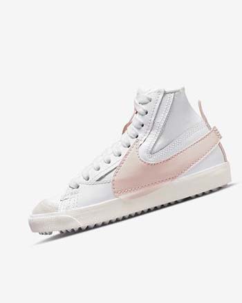 Zapatillas Nike Blazer Mid '77 Jumbo Mujer Blancas Rosas | AR2597