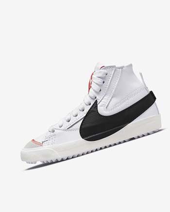 Zapatillas Nike Blazer Mid '77 Jumbo Mujer Blancas Blancas Negras | AR4535