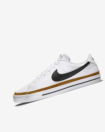 Zapatillas Nike Court Legacy Hombre Blancas Negras | AR1165