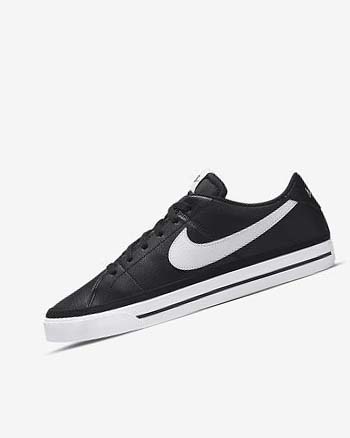 Zapatillas Nike Court Legacy Hombre Negras Blancas | AR5042