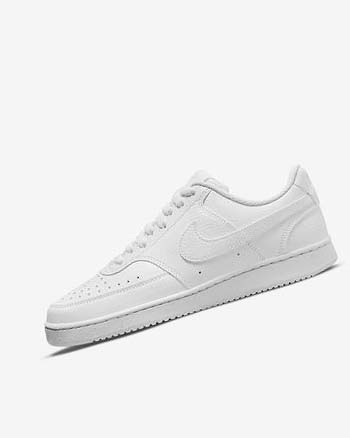 Zapatillas Nike Court Vision Low Next Nature Mujer Blancas Blancas Blancas | AR4874