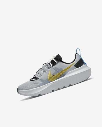 Zapatillas Nike Crater Impact Niña Gris Claro Azules Blancas | AR2547