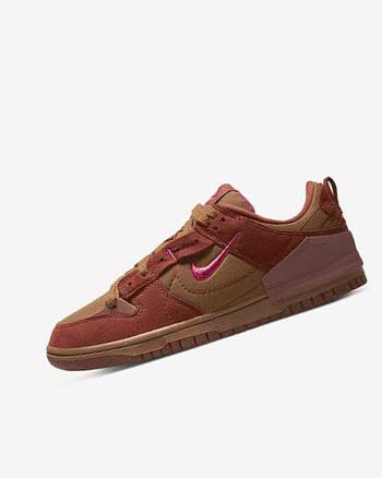 Zapatillas Nike Dunk Low Disrupt 2 Mujer Marrones Naranjas Rojas Rosas | AR2337