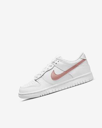 Zapatillas Nike Dunk Low Niña Blancas Blancas Metal Rojas Marrones | AR2650