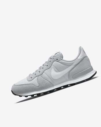 Zapatillas Nike Internationalist Mujer Gris Plateadas Negras Blancas | AR4732