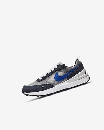 Zapatillas Nike Waffle One Niña Obsidian Oscuro Negras Azul Real | AR3244