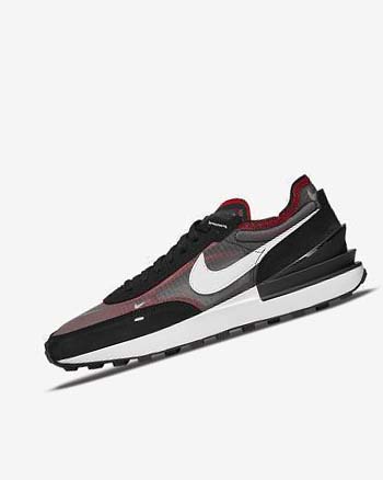 Zapatillas Nike Waffle One SE Hombre Negras Rojas Blancas | AR2450