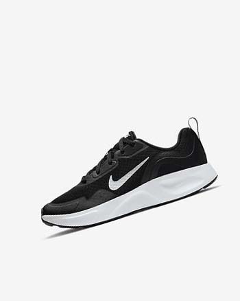 Zapatillas Nike Wearallday Niña Negras Blancas | AR3120