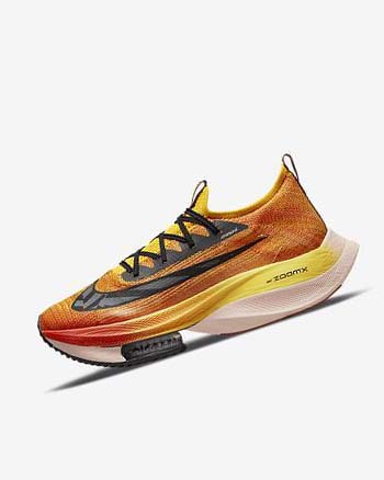 Zapatillas Running Nike Air Zoom Alphafly NEXT% Flyknit Ekiden Hombre Naranjas Naranjas Negras | AR2382