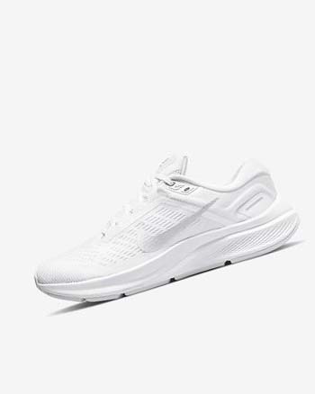 Zapatillas Running Nike Air Zoom Structure 24 Mujer Blancas Plateadas Plateadas Metal Plateadas | AR2487