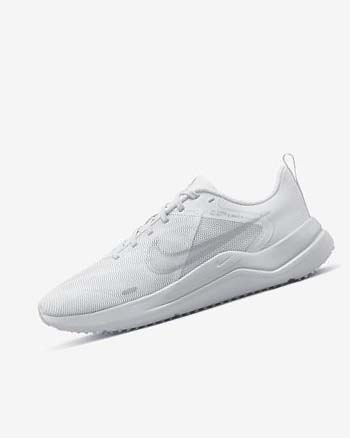 Zapatillas Running Nike Downshifter 12 Mujer Blancas Plateadas Metal Plateadas | AR5383