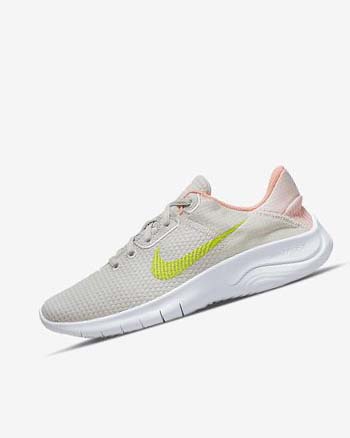 Zapatillas Running Nike Flex Experience Run 11 Next Nature Mujer Beige Claro Rojas Verde | AR2523