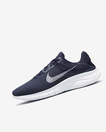 Zapatillas Running Nike Flex Experience Run 11 Next Nature Hombre Azul Marino Obsidian Oscuro Blancas | AR3036