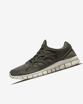 Zapatillas Running Nike Free Run 2 Hombre Verde Oliva Negras | AR4890