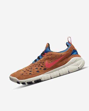 Zapatillas Running Nike Free Run Trail Hombre Azules Creme Claro Rojas | AR4489