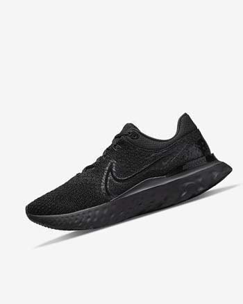 Zapatillas Running Nike React Infinity Run Flyknit 3 Hombre Negras Negras Negras | AR2323