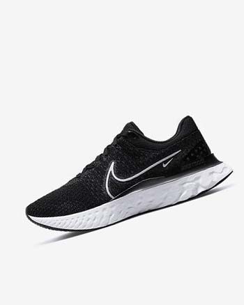 Zapatillas Running Nike React Infinity Run Flyknit 3 Hombre Negras Blancas | AR3268