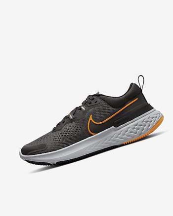 Zapatillas Running Nike React Miler 2 Hombre Gris Negras Gris | AR2805