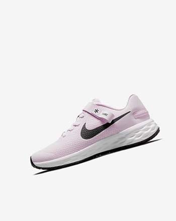 Zapatillas Running Nike Revolution 6 FlyEase Niño Rosas Negras | AR2400