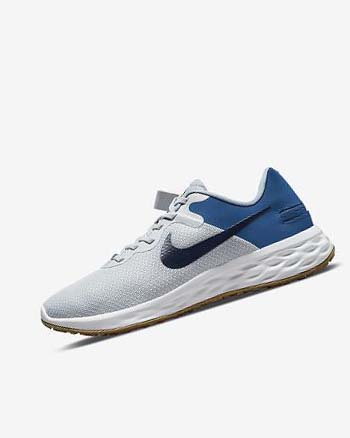 Zapatillas Running Nike Revolution 6 FlyEase Next Nature Hombre Plateadas Azules Oscuro Azules Azules | AR2827