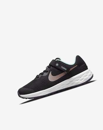 Zapatillas Running Nike Revolution 6 FlyEase Niño Negras Verde Menta Moradas Metal Rojas Marrones | AR4765