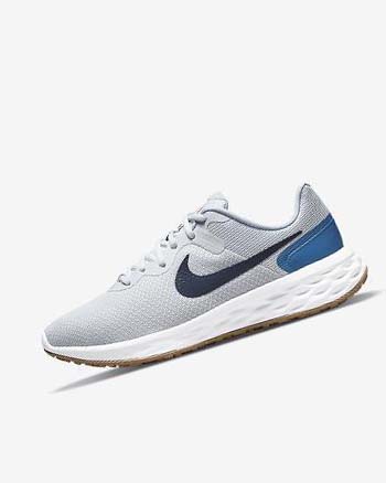 Zapatillas Running Nike Revolution 6 Next Nature Hombre Plateadas Azules Oscuro Azules Azules | AR3056