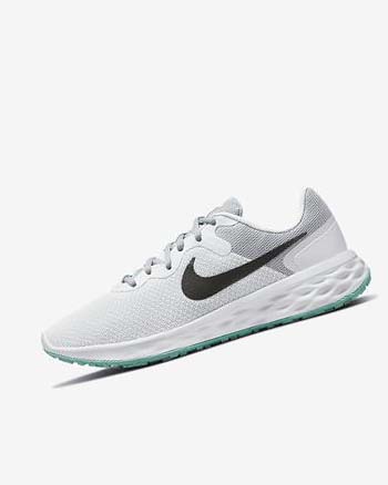 Zapatillas Running Nike Revolution 6 Next Nature Mujer Verde Oliva Rosas Gris | AR5259