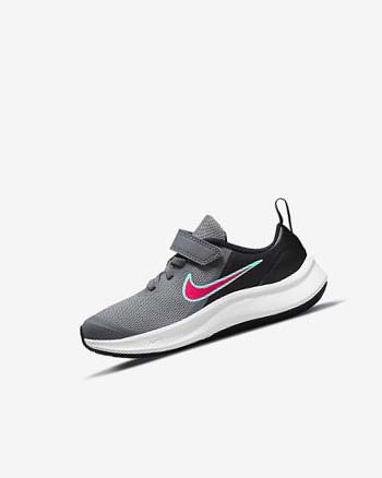 Zapatillas Running Nike Star Runner 3 Niño Gris Negras Rojas | AR2640