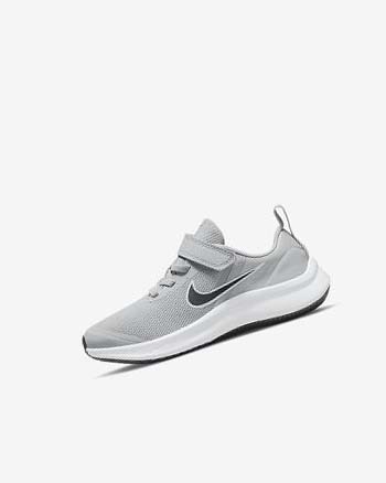 Zapatillas Running Nike Star Runner 3 Niña Gris Claro Gris Negras | AR4588