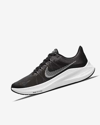 Zapatillas Running Nike Winflo 8 Mujer Negras Gris Oscuro Gris Claro Blancas | AR2297