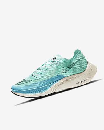 Zapatillas Running Nike ZoomX Vaporfly Next% 2 Hombre Verde Azules Blancas Negras | AR2575