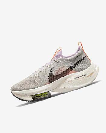 Zapatillas Running Nike Zoom Alphafly Next Nature Mujer Azules Gris Rosas Claro Creme Claro Negras | AR4861