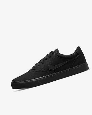 Zapatillas Skate Nike SB Chron 2 Lona Hombre Negras Negras Negras | AR2218