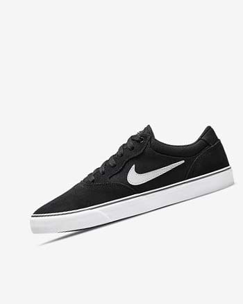 Zapatillas Skate Nike SB Chron 2 Mujer Negras Negras Blancas | AR2897