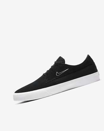 Zapatillas Skate Nike SB Shane Hombre Negras Negras Blancas | AR5521