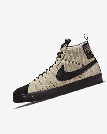 Zapatillas Skate Nike SB Zoom Blazer Mid PRM Mujer Naranjas Negras | AR1178