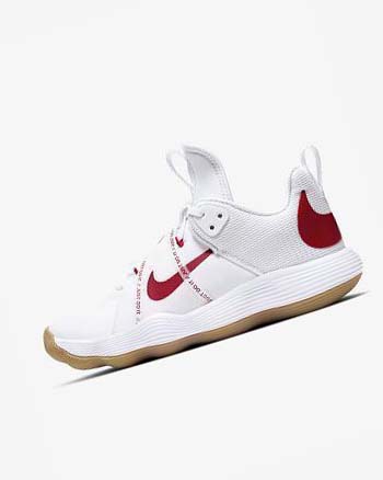 Zapatillas de Voleibol Nike React HyperSet Hombre Blancas Rojas | AR5576