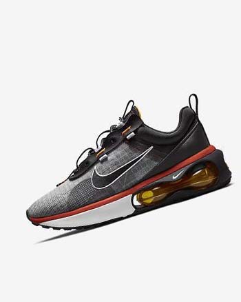 Zapatos Casuales Nike Air Max 2021 Hombre Negras Rojas Blancas | AR5268