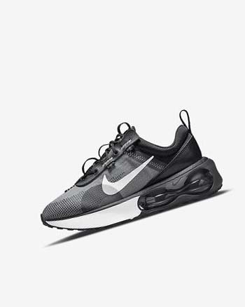 Zapatos Casuales Nike Air Max 2021 Niña Negras Gris Blancas | AR3156