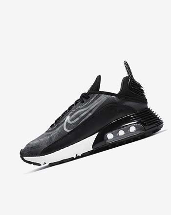 Zapatos Casuales Nike Air Max 2090 Mujer Negras Metal Plateadas Blancas | AR3172