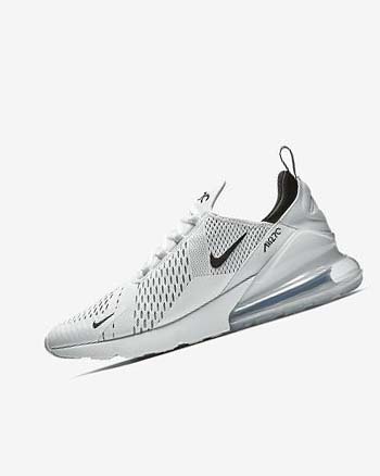 Zapatos Casuales Nike Air Max 270 Hombre Blancas Blancas Negras | AR2584