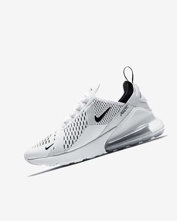 Zapatos Casuales Nike Air Max 270 Mujer Blancas Blancas Negras | AR1112