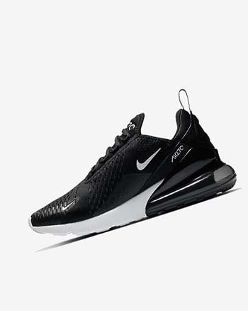 Zapatos Casuales Nike Air Max 270 Mujer Negras Blancas Gris Oscuro | AR2579