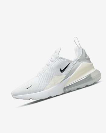 Zapatos Casuales Nike Air Max 270 Mujer Blancas Plateadas Metal Plateadas | AR4961