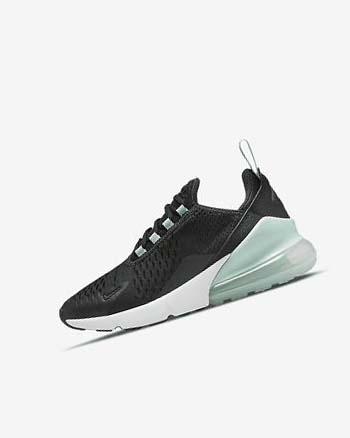 Zapatos Casuales Nike Air Max 270 Niña Blancas Verde Menta Negras | AR5501