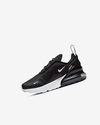 Zapatos Casuales Nike Air Max 270 Niño Negras Gris Oscuro Blancas | AR3027