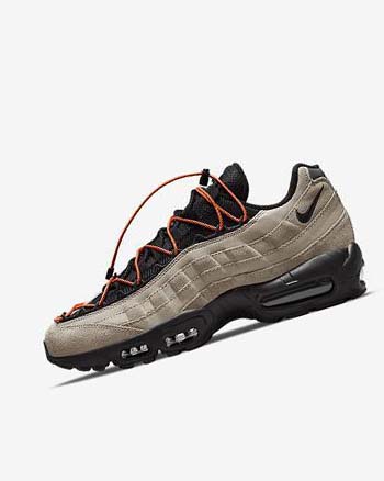 Zapatos Casuales Nike Air Max 95 Hombre Kaki Naranjas Negras | AR4837