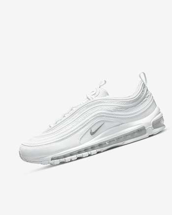 Zapatos Casuales Nike Air Max 97 Hombre Blancas Negras Gris | AR1141