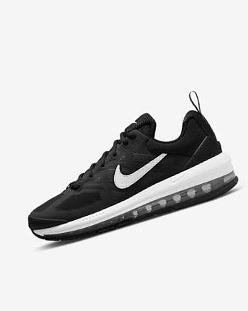 Zapatos Casuales Nike Air Max Genome Hombre Negras Gris Oscuro Blancas | AR5442