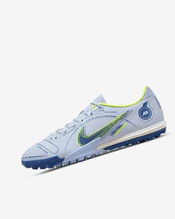 Zapatos De Fútbol Nike Mercurial Vapor 14 Academy TF Mujer Gris Azules Claro Azules Oscuro | AR2207